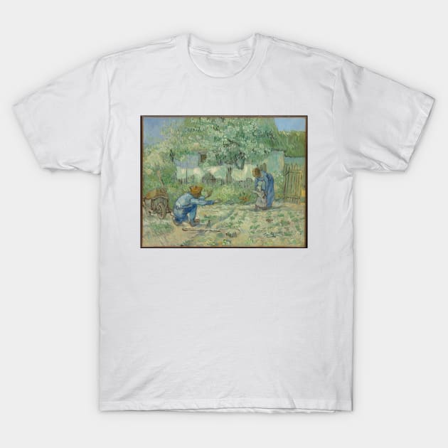 First Steps, after Millet T-Shirt by VincentvanGogh